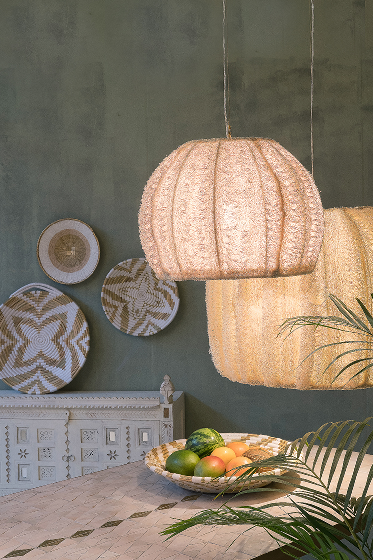 Loofah lampen