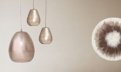 Hoe hang je een groep lampen mooi op?